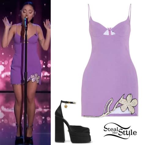 ariana grande versace platform heels 2021|ariana grande versace dress.